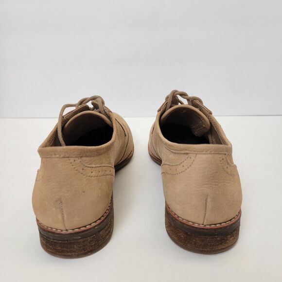 Giani Bini Womens Tan Low Heel Wingtip Lace-up Oxford Retro Brogues Shoes 8 - Picture 3 of 10